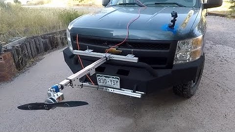 EP7, "No windtunnel?  No problem!" Bolting electric motors on a truck to get data for the airplane