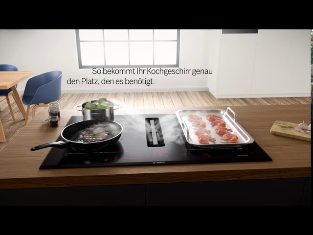 Bosch accent line Kochfelder mit integriertem Dunstabzug - YouTube