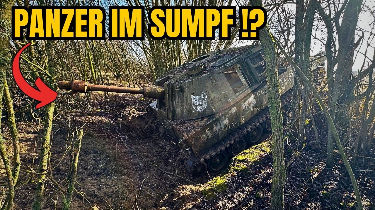 😱 War hier ein U-Boot versteckt? Warum liegt dieser Panzer im Sumpf?