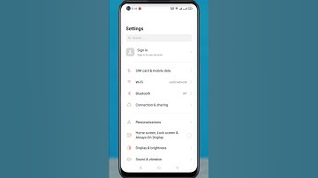 How to Change Swipe Down Settings for Home Screen in Oppo F19 Pro #shorts