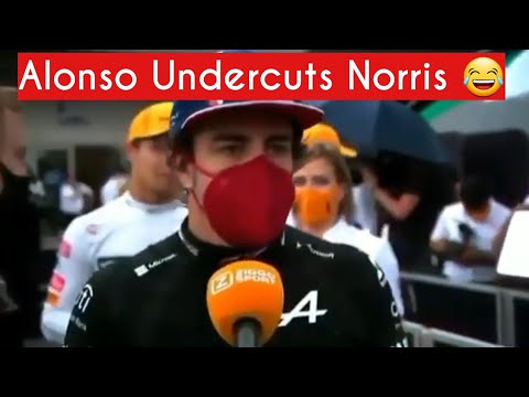 Alonso Undercuts Norris ? (From Ziggo Sport Interview)