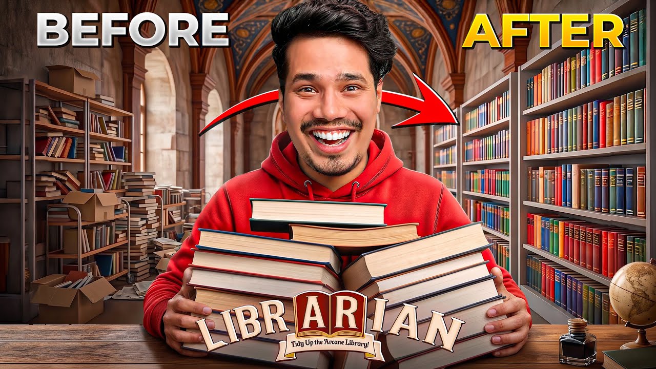 I BECAME A LIBRARIAN AND IT WAS ACTUALLY FUN😱🤣
