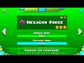 Geometry dash  hexagon force all coins