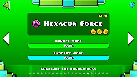 Geometry Dash - Hexagon Force (All coins)