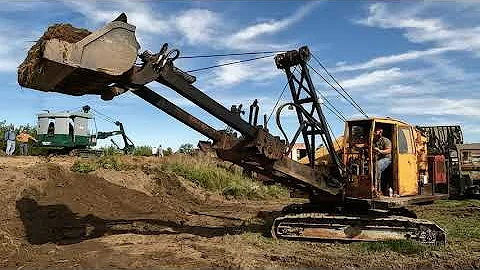 Rare Lorain Scope Shovel (believed to be 1 of 1 in existence) and Case MC-1150