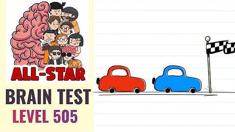 Brain Test All Star Level 505 | The red must win the race | Walkthrough