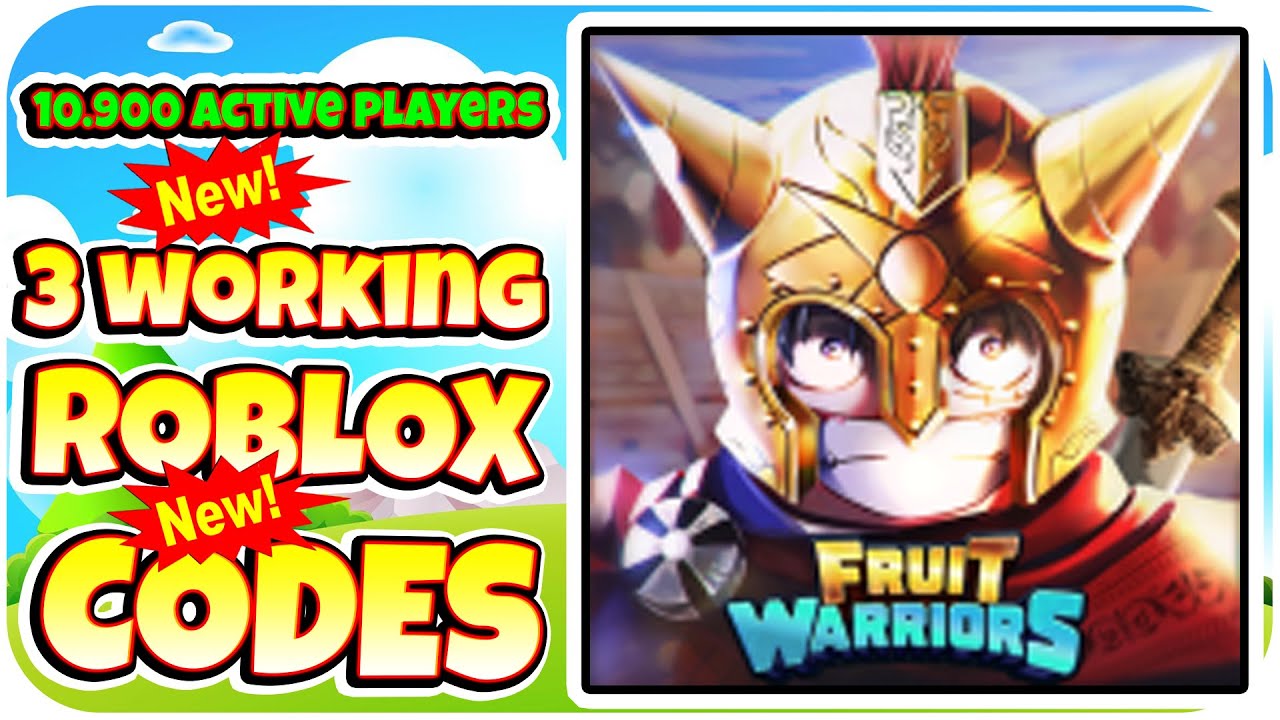 NEW CODES [RELEASE] Fruit Warriors By Content Pioneers Studio, Roblox GAME,  ALL SECRET CODES 