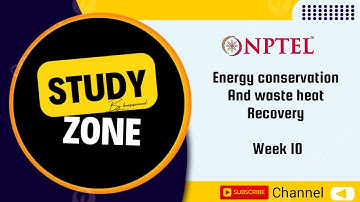 energy conservation and waste heat recovery week 10 assignment NPTEL