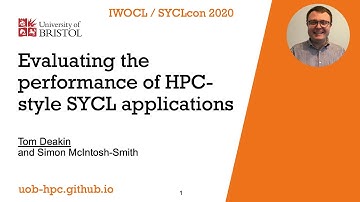 Evaluating the performance of HPC-style SYCL applications
