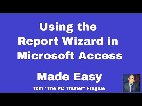 Video: Come si crea un report con Wizard in Access 2007?