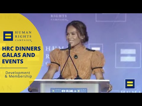 Lesley-Ann Brandt Speaks at HRC's Louisiana Dinner