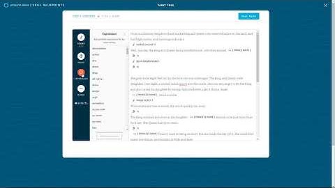 Alexa Skill Blueprints: Write a fairy tale