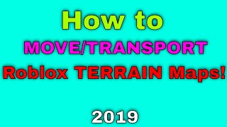 How To In A Way Move Transport Terrain Maps In Roblox Studio 2019 Youtube - moving terrain roblox