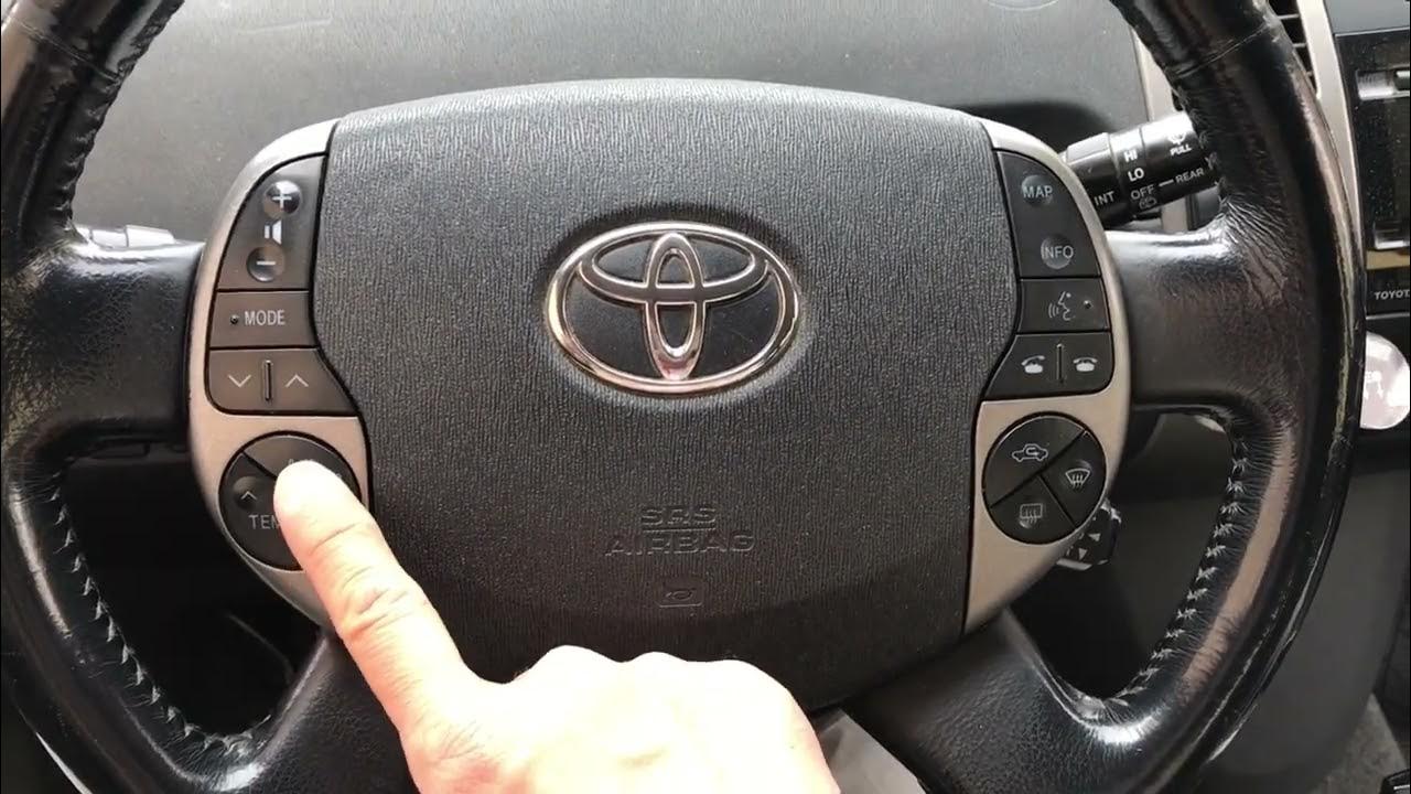 2003-2009 Toyota Prius 2nd gen: steering wheel control buttons not