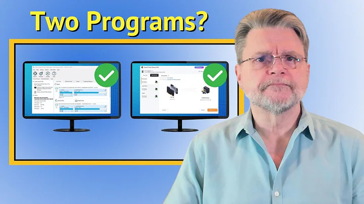 Why Do You Have Two Different Backup Program Recommendations?