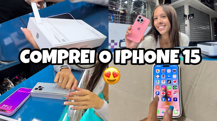 TROQUEI DE CELULAR ( comprei um iphone 15 pro max)😍📲
