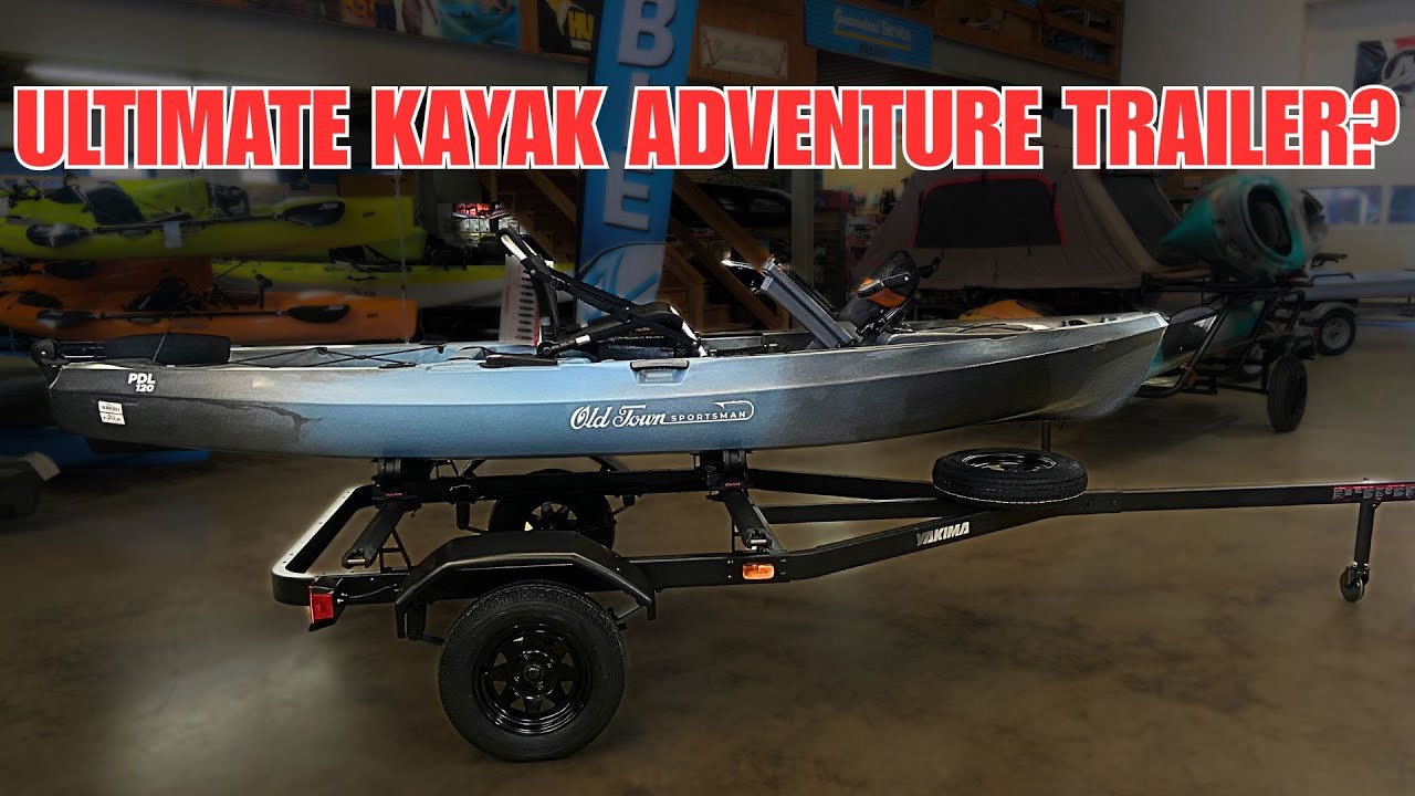 Yakima Just Released the Best Value Trailer for Paddlers!! - NEW Yakima Lowrider Review