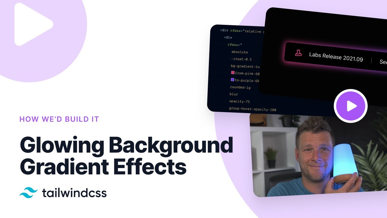 Glowing Background Gradient Effects with Tailwind CSS - YouTube