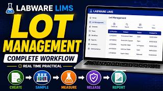 LabWare LIMS LOT Management Complete Workflow | Real Time Practical