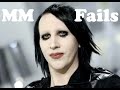 Marilyn Manson - Fails 1996 - 2016 HD !!!