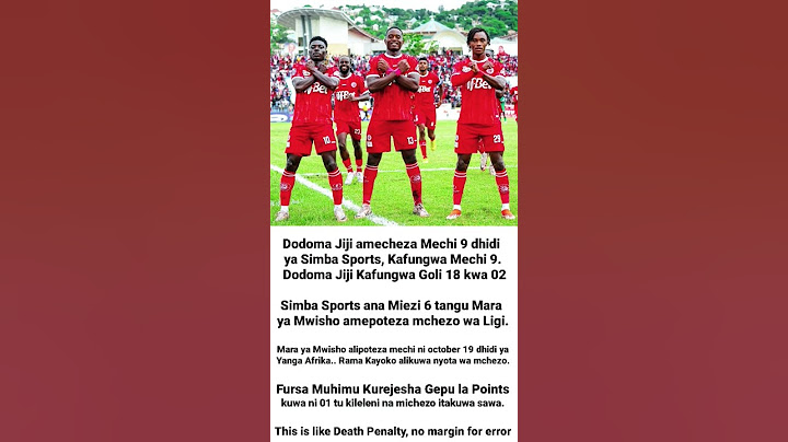 Simba haijawahi kufungwa na Dodoma jiji toka nchi iumbwe - Wilson Oruma