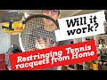 Restringing Tennis Racquet w/ Klippermate machine (ASOY: EP 9)