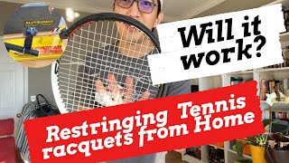 Restringing Tennis Racquet w/ Klippermate machine (ASOY: EP 9)