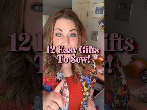 12 Easy DIY Gift Ideas sewing sewingtutorial