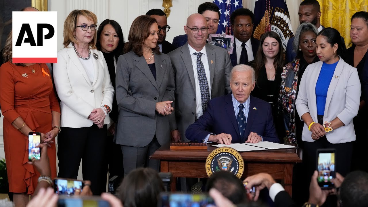 Biden signs order aimed at reducing gun violence | Associated Press