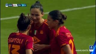 Roma-Fiorentina 5-0 | Festa giallorossa nel segno di Giacinti e Viens | #serieafemminile eBay