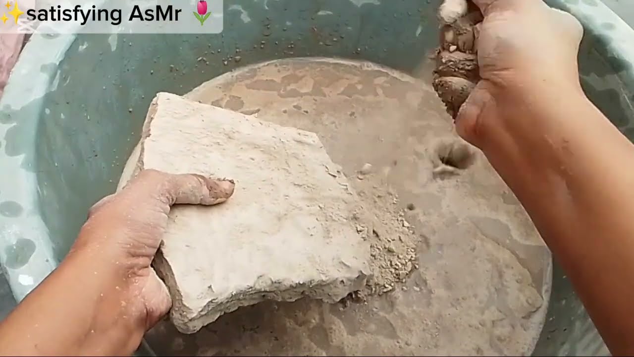 ‎‎‎*Mud Water Crumbling #clay #crunchycrumbles #asmrtriggers #asmrcommunity #growth #grwm #drama
