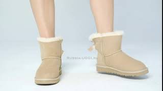 UGG Bailey Bow Mini Sand