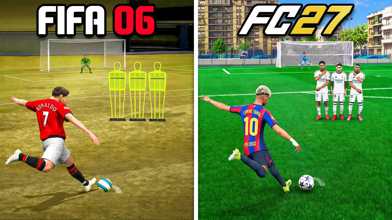 Scoring 1 Practice Arena Free Kick in Every FIFA