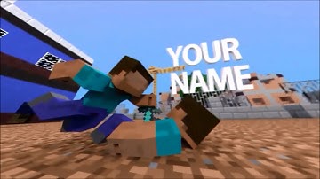 FREE 3D Animated Minecraft Blender & After Effects Intro Template #563 + Tutorial