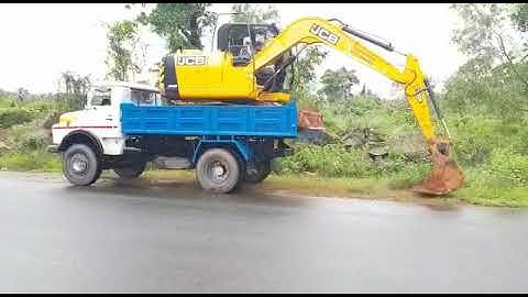 JCB js 81 MANGLORE unloading in site