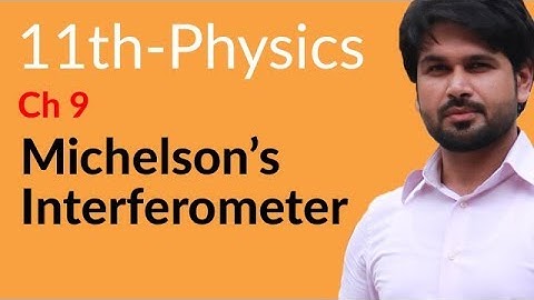 First Year Physics, Ch 9 - Explain Michelson