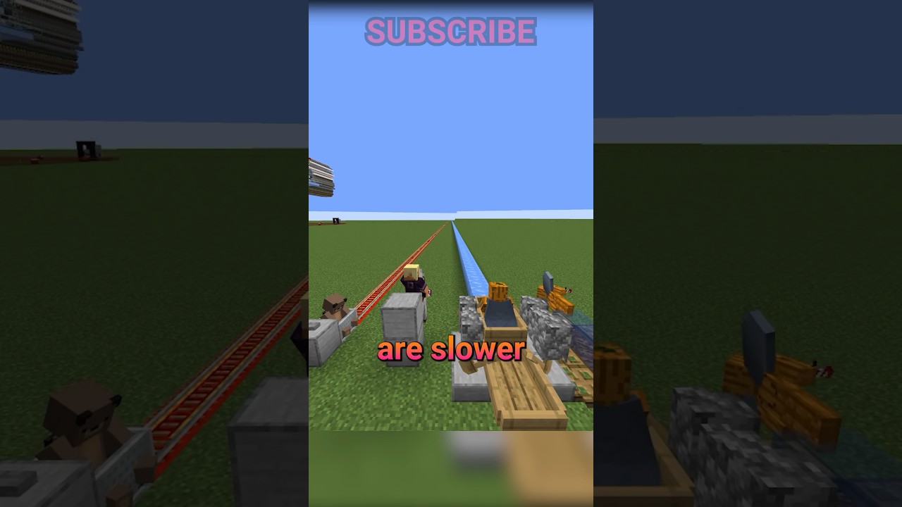 DONT make minecarts FASTER!  #minecraft