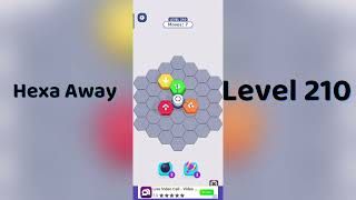 🧠 Hexa Away Level 210 Walkthrough