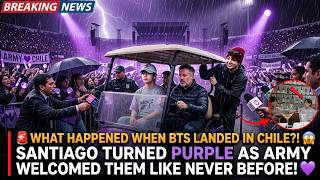 🚨 JUST NOW: BTS CHILE STORM ALERT😱Will ARIRANG Go Ahead? TAEHYUNG VLOG SPARKS CONCERN!
