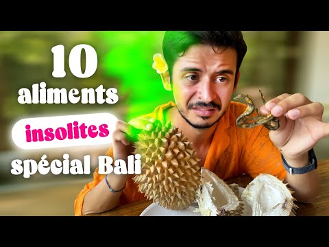 Vidéo: 10 aliments à essayer à Bali