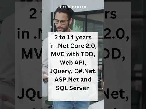 .Net Developer   - Job Opportunity - Hyderabad - Raj Niranjan
