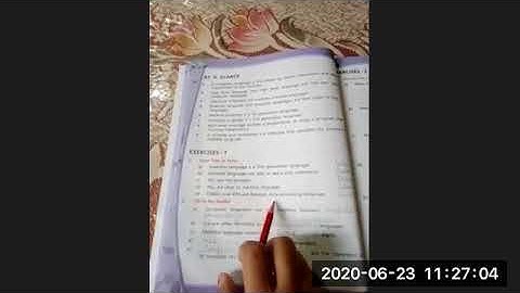 Ch-3 computer language, Class 5