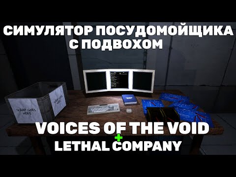 Видео: НОВАЯ ИГРА, ПОХОЖЕ НА VOICES OF THE VOID И LETHAL COMPANY  - Dishwashing Simulator