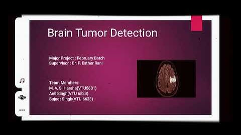 Brain Tumor Detection Using Matlab
