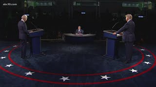 Chaotic first debate: Taunts overpower Trump, Biden visions