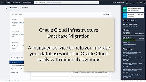 Oracle Cloud Infrastructure - Database Migration Demo