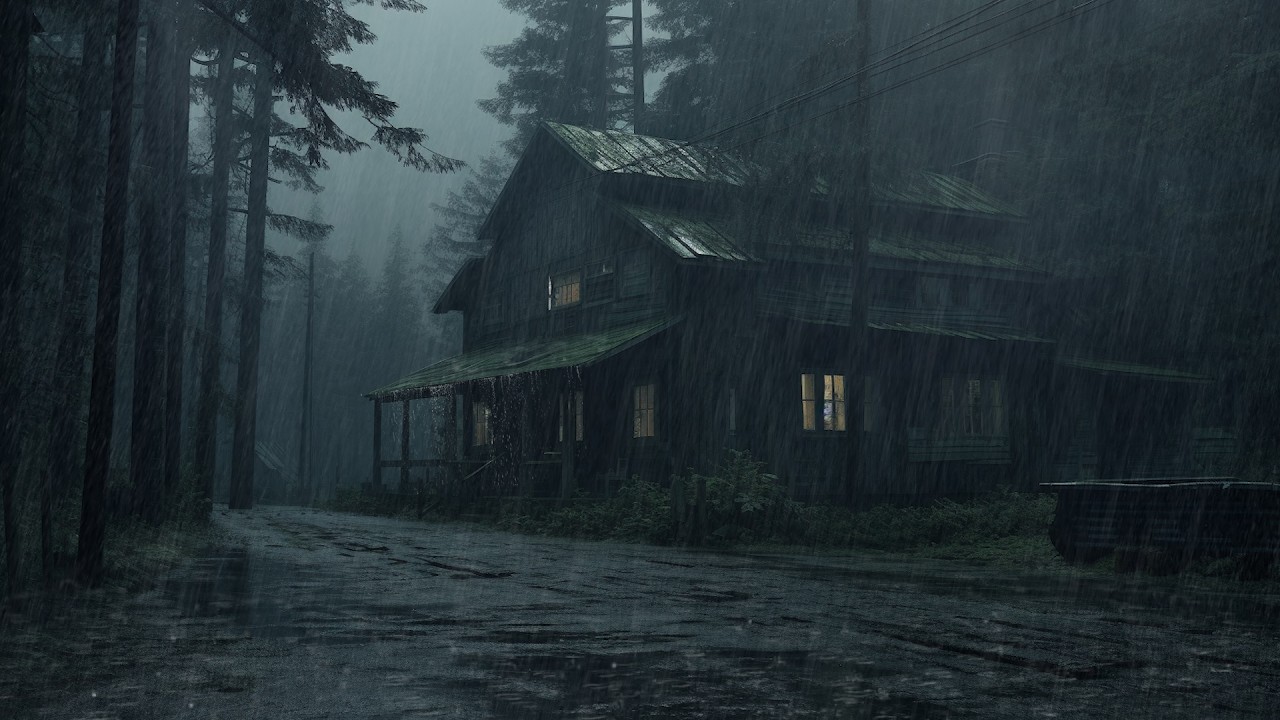 Deep In The Forest Heavy Rain Creates Natural White Noise For Sleep And Peaceful Dreams Tonight