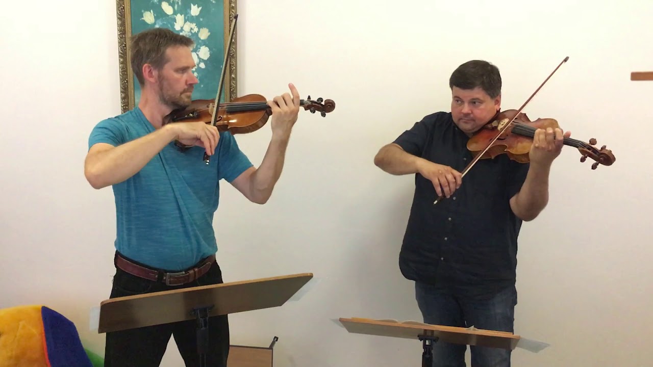 Halvorsen Passacaglia for violin and viola Jakub Jansky, Karel