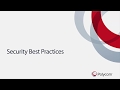 Security Best Practices