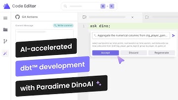AI-accelerated dbt™ development | Paradime DinoAI